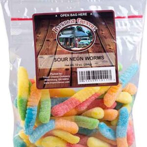 10OZ SOUR NEON WORMS