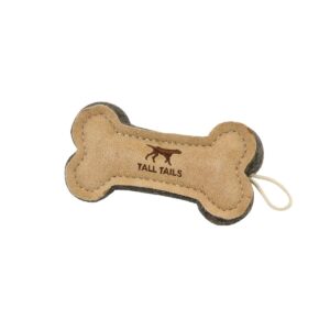 6 FELT BONE TOY TAN
