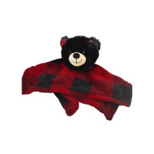 WOODSY BLK BEAR BBY BLANKIE