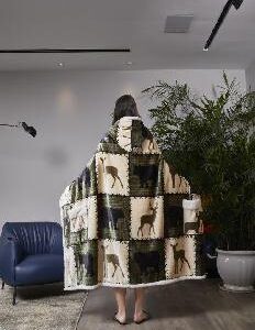 STITCHED FOREST VERM HOODED THR