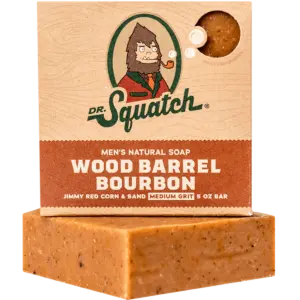 WOOD BARREL BOURBON SOAP