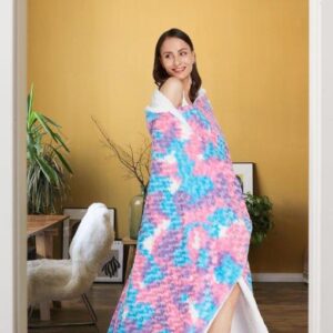 COTTON CANDY HOOD THROW