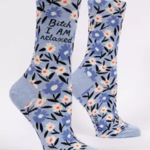 BIT** I AM RELAXED CREW SOCKS