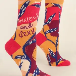 ANXIOUS AND SEXY CREW SOCKS