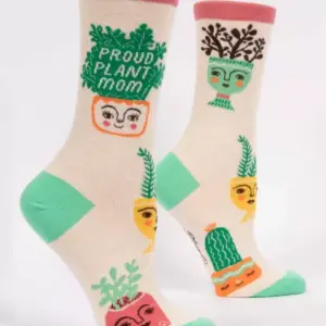 PROUD PLANT MOM CREW SOCKS