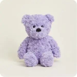 PURPLE CURLY BEAR WARMIES