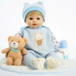REALISTIC BABY IN BLUE ONSIE