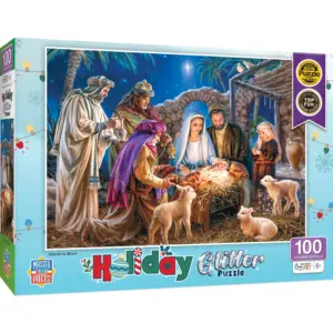 CHRIST IS BORN 100PC PUZZLE