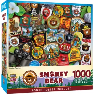 SMOKEY BEAR PATCHES 1000PC PUZZL