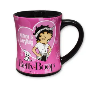BETTY BOOP PINK ATTITUDE MUG
