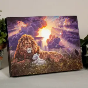 PERFECT PEACE MINI LGHTED EASEL