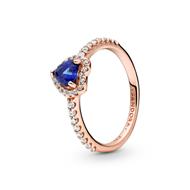 BLUE ELEVATED HEART