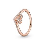 SPARKLING HEART WISHBONE