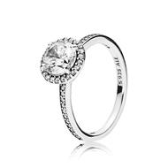 Ring in sterling silver with cla