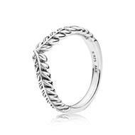 Seeds wishbone ring in sterling