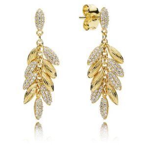 Chained seeds earrings in PANDOR
