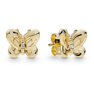 Butterfly stud earrings in Pando