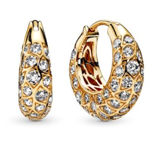 SPARKLING PATTERN HOOPS, SHINE