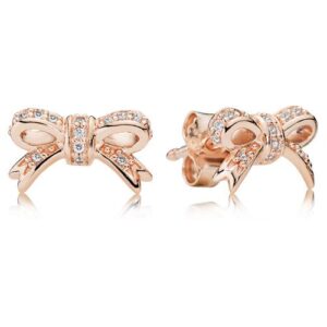 Sparkling Bow Clear CZ