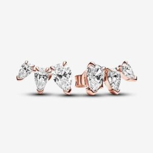 SPARKLING PEAR STUDS