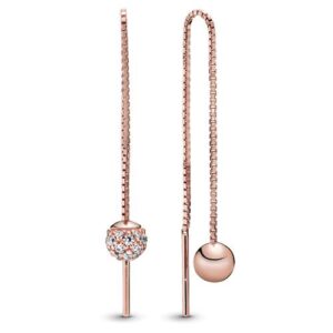 POLISHED & Pave BEAD DANGLE