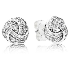 Earring Studs Sparkling Love Kno