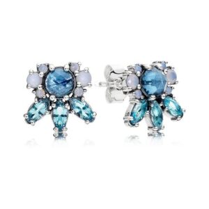 Stud Earrings Patterns of Frost