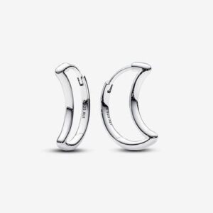 CRESCENT MOON HOOPS