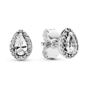 Stud earrings in sterling silver