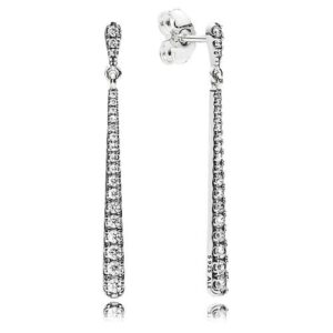 Earrings in sterling silver with