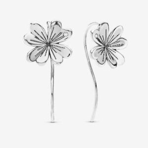 Clover earrings in sterling silv