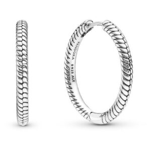CHARM DOUBLE HOOP EARRINGS