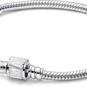 Marvel Logo Clasp Snake Chain