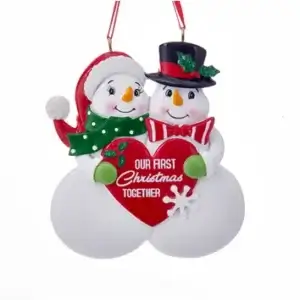 SNOWMAN OUR 1ST CHRISTMAS TOGETH
