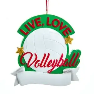 LIVE LOVE VOLLYBALL ORN