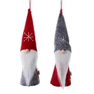 2 A FELT DWARF ORN