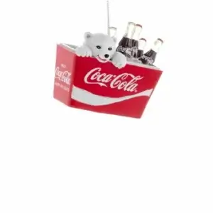 POLAR BEAR CUB IN COKE COOLER OR