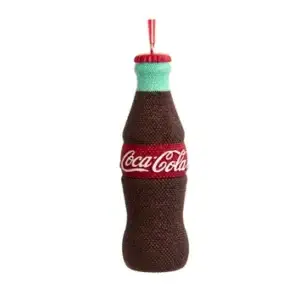 BEADED BOTTLE CAP COKE ORN