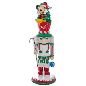HOLLY WOOD MICKEY NUTCRACKER