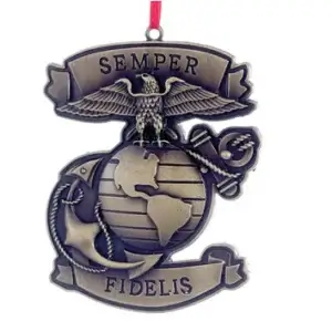 METAL SEMPER FI MARINES ORN