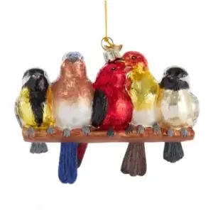 NOBLE GEMS SONGBIRDS ON BRANCH