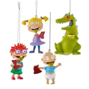 4ASST RUGRATS BLOW MOLD ORN