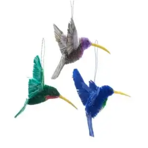 3 A BRUSHY HUMMINBIRD ORN