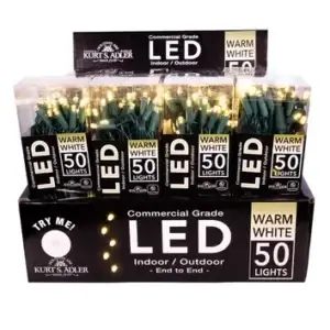 WARM WHITE 50L 5MM GREENWIRE