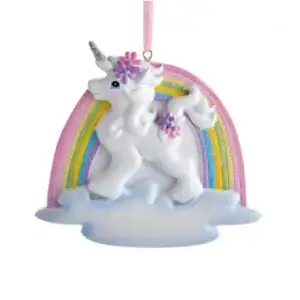 UNICORN W RAINBOW ORN